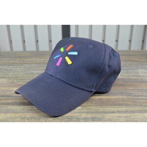 Walmart Employee Hat Multicolor Embroidered Spark Logo Navy Cotton Strapback